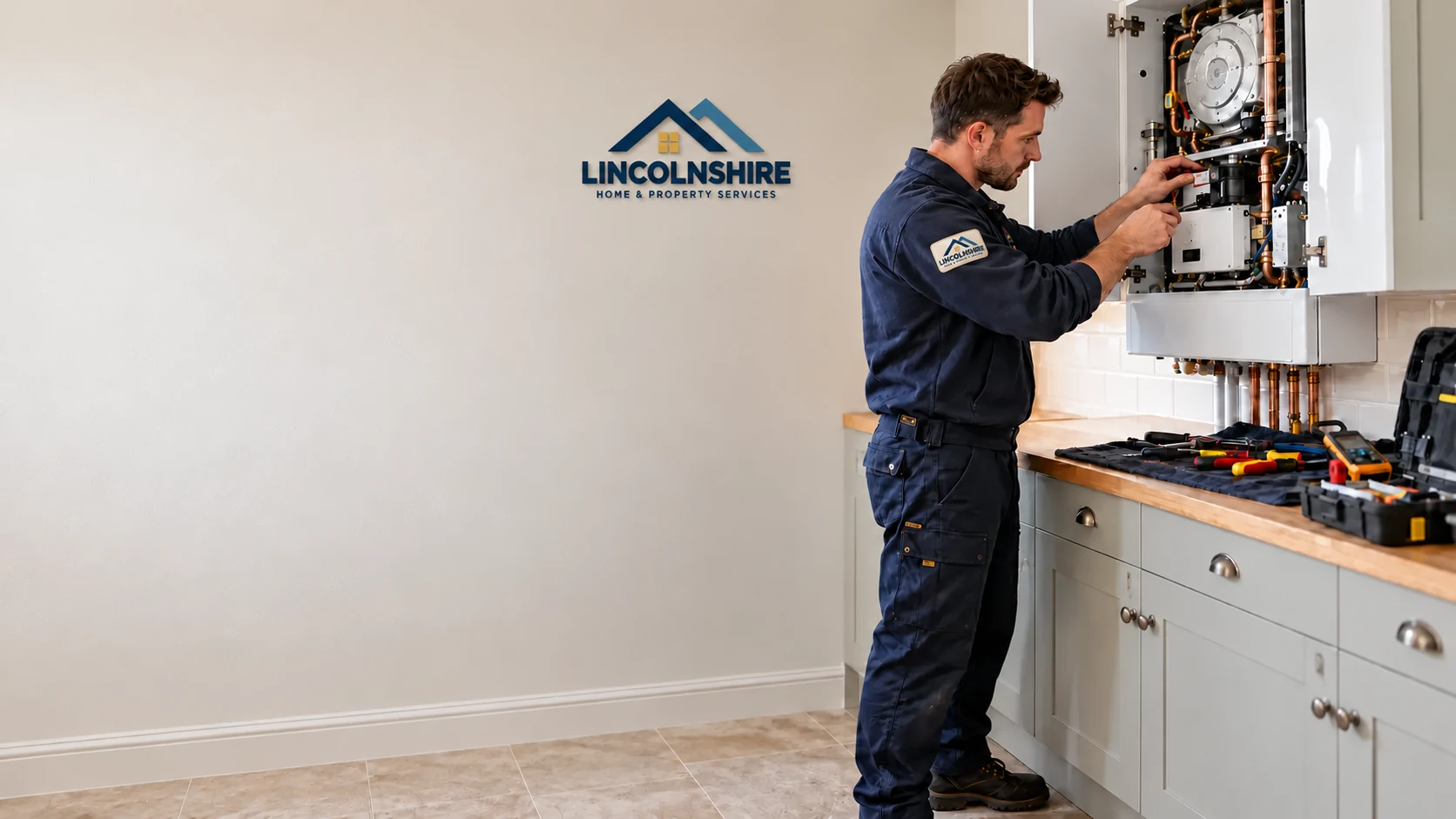 Illustrative boiler servicing